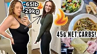 45g NET CARB DAY! | What I Eat Carb Cycling for Fat Loss | lil Piece of Hart
