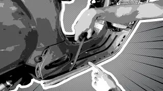 Как снять накладку на ножной щиток - Vespa GT/GTS/GTV