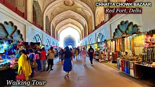 Chhatta Chowk Bazar Delhi | Chhatta Chhowk Bazar Walking Tour | Red Fort Delhi | Meena Bazaar