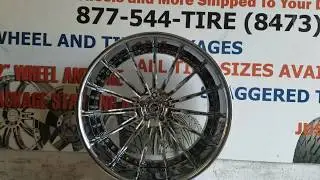 877-544-8473 24 Inch 24x15 Lexani LF-11 Chrome Custom Built Chevy C-10 Blazer Rims Free Shipping