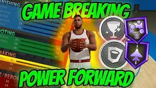 GAMEBREAKING POWER FORWARD BUILD WITH HOF INTERCEPTOR AND HOF REBOUND CHASER!BEST PF BUILD FOR PROAM