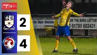 Stafford Rangers 2-4 Vauxhall Motors | GOALS | PitchingIn Northern Premier League West