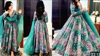 New styles woman dresses cutting and stitching || cutting umbrella frock design || kurti design2025.