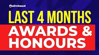 Last 4 Months Awards & Honours | Current Affairs 2020 | Oliveboard | IBPS PO 2020