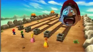 Mario Party 9 - Boss Rush Mario VS Luigi VS Peach VS Daisy Master CPU