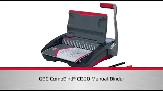 GBC CombBind&reg; CB20 Manual Binding Machine - Product video (EN)