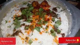 Dam Biryani | Best Homemade Biryani Recipe,| with Mantasha's Vlog