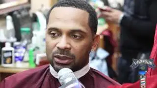 Mike Epps interview Barber World TV at LEVELS Barbershop Kamal Nuru AKA Zoe Mega Millions