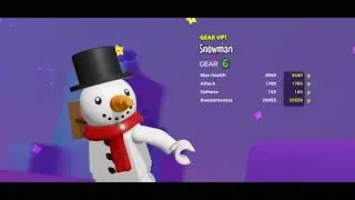 Lego Legacy Heroes Unboxed Snowman Gear 1-8 requirements