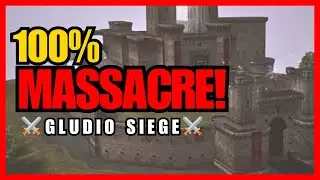 MASSACRE no Castelo de Gludio! DOMINAMOS a Siege | Lineage 2