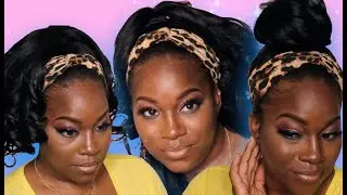 Headband Wig: Outre Synthetic Hair Half Wig Quick Weave Stunna