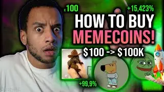 HOW TO BUY CRYPTO MEMECOINS BEFORE THEY 100X, SIMPLE GUIDE! (Chillguy, Pnut, ACT)