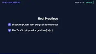 Angular HttpClient: The get() Method Explained in 90 Seconds
