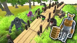 Can Mutant Primates Survive DEADLY Amazon DEATHRUN?! - Animal Revolt Battle Simulator