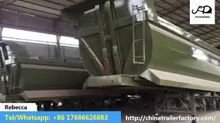 FUWA Axle 25CBM Rear Dump Trailer