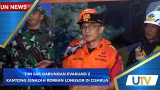 Tim SAR Gabungan Evakuasi 2 Kantong Jenazah Korban Longsor di Cisarua | UN News | UTV