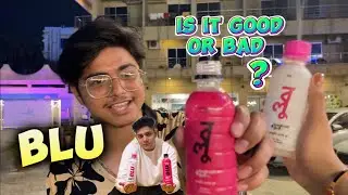 I tried Rafsan The Chotobhai&rsquo;s Blu Electrolyte drink and I review it | Shafin The Vloger Boy |