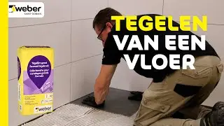Tegelen van een vloer - Vloertegels leggen | Weber