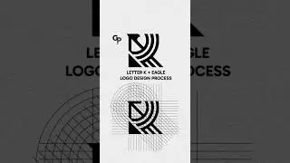 Minimalist Logo Design Process | Letter K + Eagle Logo | Adobe Illustrator Tutorial #logo
