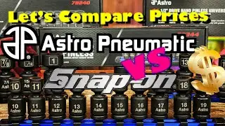 Astro Pneumatic Universal Impact Sockets VS Snap On Universal Impact Sockets Price Comparison