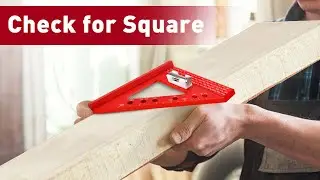 Gohelper- 3D Woodworking Square Square Hole Position Scribing Ruler 4 x 5 Inch
