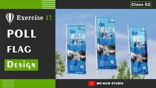 How To Design Poll Flag  In CorelDRAW ? | CorelDRAW Practical Exercise 17