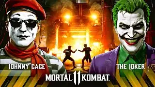 Joker vs Jhonny Cage Fighting Which Man's Wins? | mk 11 Gameplay