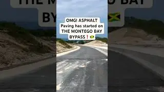WOW! Paving has started on the Montego Bay Bypass. Subscribe for more