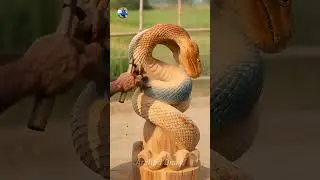 You Won&rsquo;t Believe These Snakes Are Made of WOOD 🐍 | 8K Cinematic #ai #snake #woodcarving #woodart