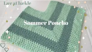 Hæklet sommer poncho