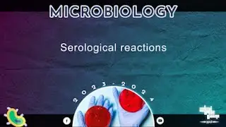 Pract 11,12: Serological reactions 1,2; Microbiology