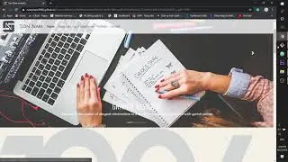 Web Project: CV WEBSITE - Using: HTML5, CSS, SCSS