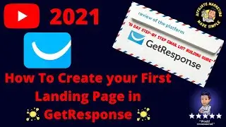 How To Create your First Landing Page in GetResponse