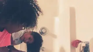 My first video/My night time hair routine