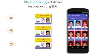 NFC RFID attendance application