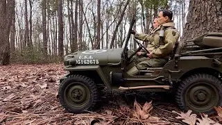 ROCHobby 1941 Willys trailing at Ipswich