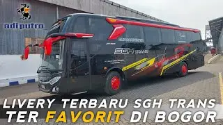 UNIT TERBARU SGH TRANS BOGOR ‼️ HADIR 2 UNIT BUS PARIWISATA NEW MHD DARI KAROSERI ADIPUTRO