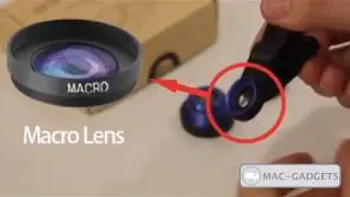 Mac-Gadgets - GETIHU 3 in 1 Universal Camera Lens