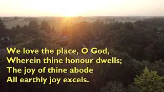We Love the Place, O God (Tune: Quam Dilecta - 5vv) [with lyrics for congregations]