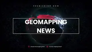Geomapping news intro idea concept