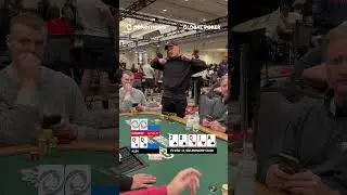 QQ на баббле WSOP $1,500 Monster Stack | #pokernews #wsop2024