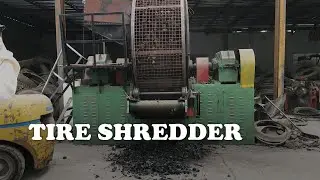 Powerful Tire Shredder Machine | Crush Car, Truck & OTR Tires into 50&ndash;100mm Chunks
