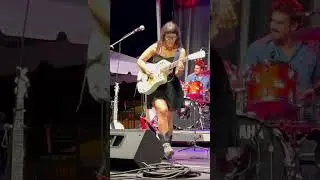 @CristinaVaneMusic @NorthCarolinaFolkFestival  9/12/25 #westernaf #bluesguitar #cristinavane 🖤