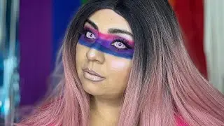 💖💜💙 BISEXUAL FLAG TAPE MAKEUP TUTORIAL | Precision, Pride & Power 🌈