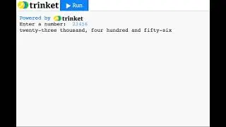 Digit to Word Number Convertor Python Program