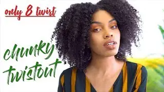 Chunky Twist Out | ONLY 8 TWIST! Definition & Volume