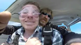 Oddbj&oslash;rn: Skydive Plettenberg Bay 12000 ft 26th feb 2016