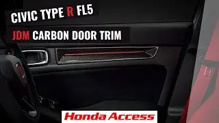 Отделка дверей Honda Access Carbon JDM &mdash; FL5 CIVIC TYPE R