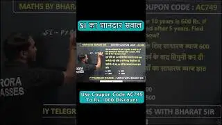 SI Math Question Paper By Bharat Sir #short
