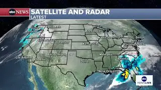 LIVE WEATHER MAP: Winter storm moves through Mid-Atlantic and exits East Coast this evening
